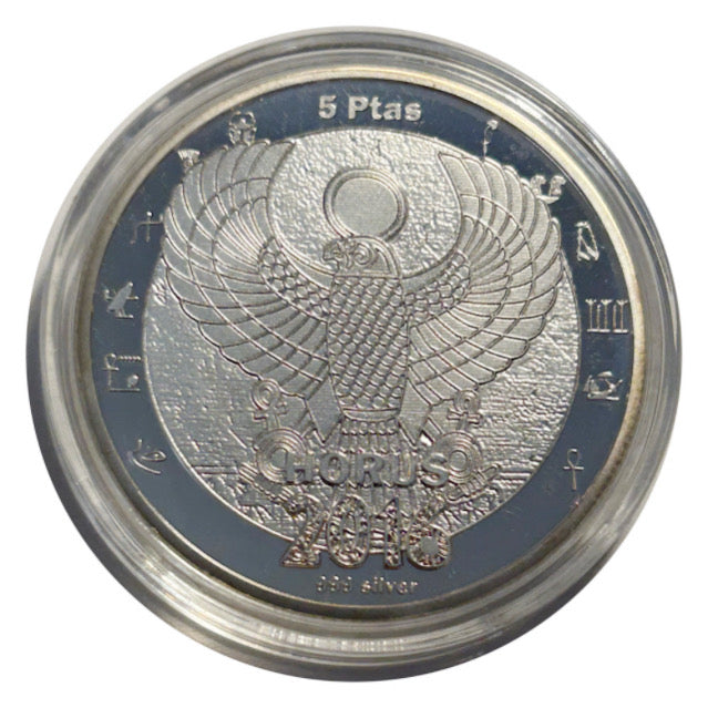 Lucky Craft Coin Egyptian Horus Coin in Capsule