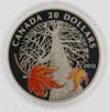2013 Canada $20 Canadian Maple Canopy Autumn .9999 Silver Proof Coin