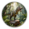 Jurassic King T-Rex 1 oz. Pure Copper Colourized Bullion Round