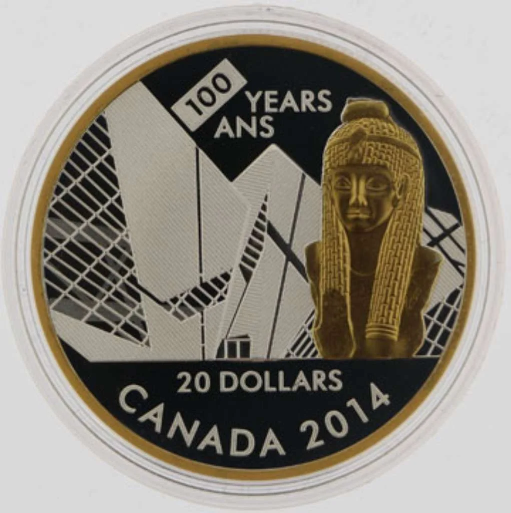 2014 Canada Silver  $20 100th Anniversary of the Royal Ontario Museum 1.009oz