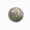 Copper Craft  Coin “1937 Skeleton Man with Hat  “40mm Hobo Nickel Big Coin