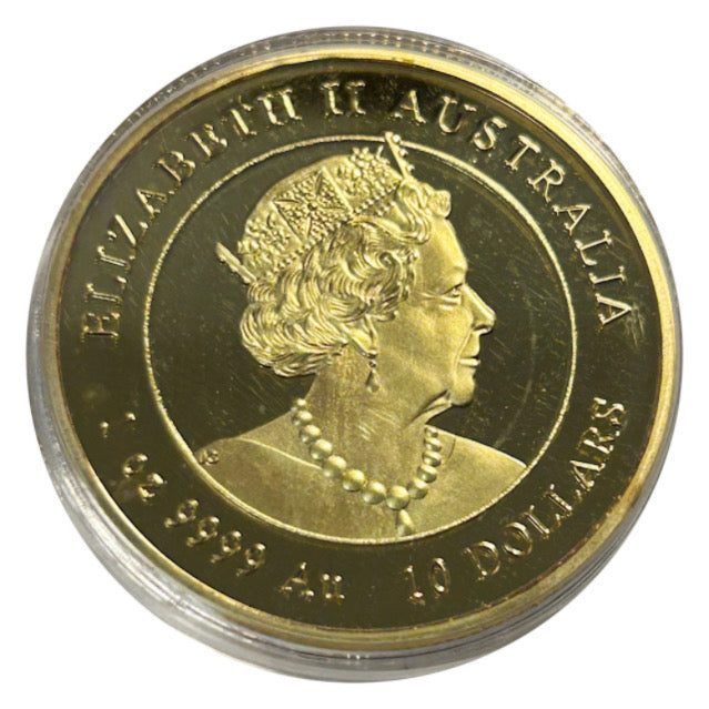 Lucky Decision Copper Coin Year of the Dragon  in Plastic Capsule