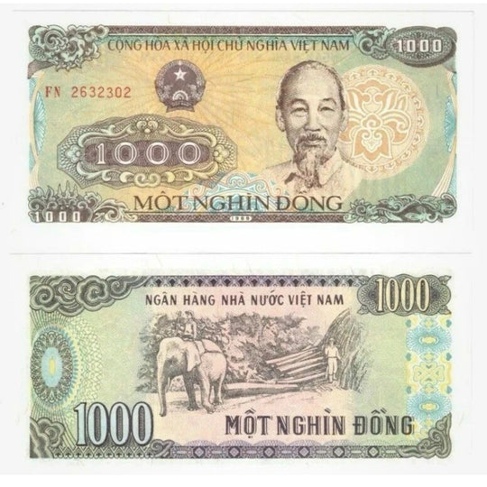 1988 Vietnam 1000 Dong  Banknote UNC