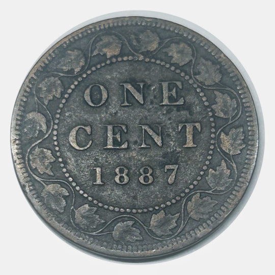 1887 Reine Victoria grand un cent de haute qualité