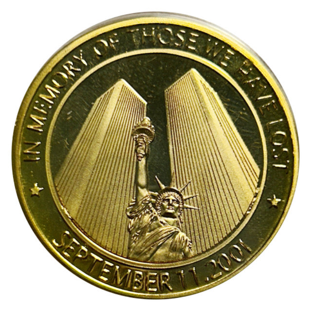Lucky Craft Colored Coin 9/11 Memorial – Twin Towers in Capsule