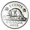 2005 Canada 5 Cents Nickel Coin  BU