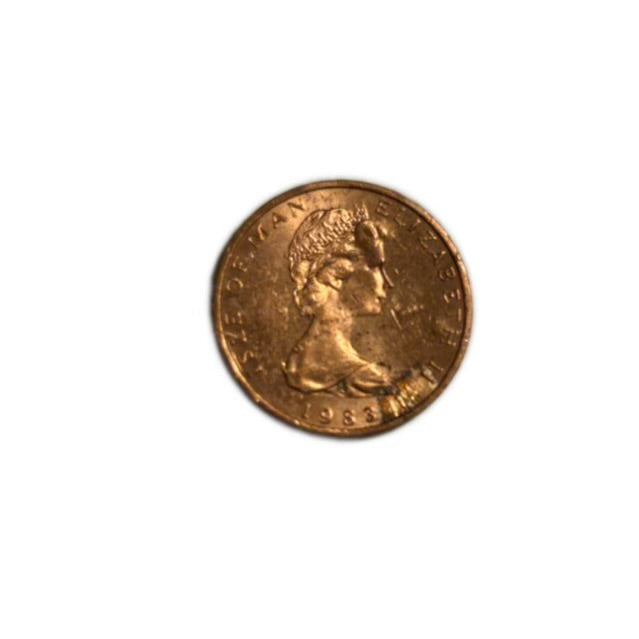 1983 Isle of Man 1/2  Rare coin Half Penny UNV