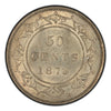 1873 Canada Silver 50 cents Newfoundland (Victoria) Coin VG