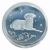 Lucky Craft Colored  Coin Zodiac Aries Ram  Medal in Capsule