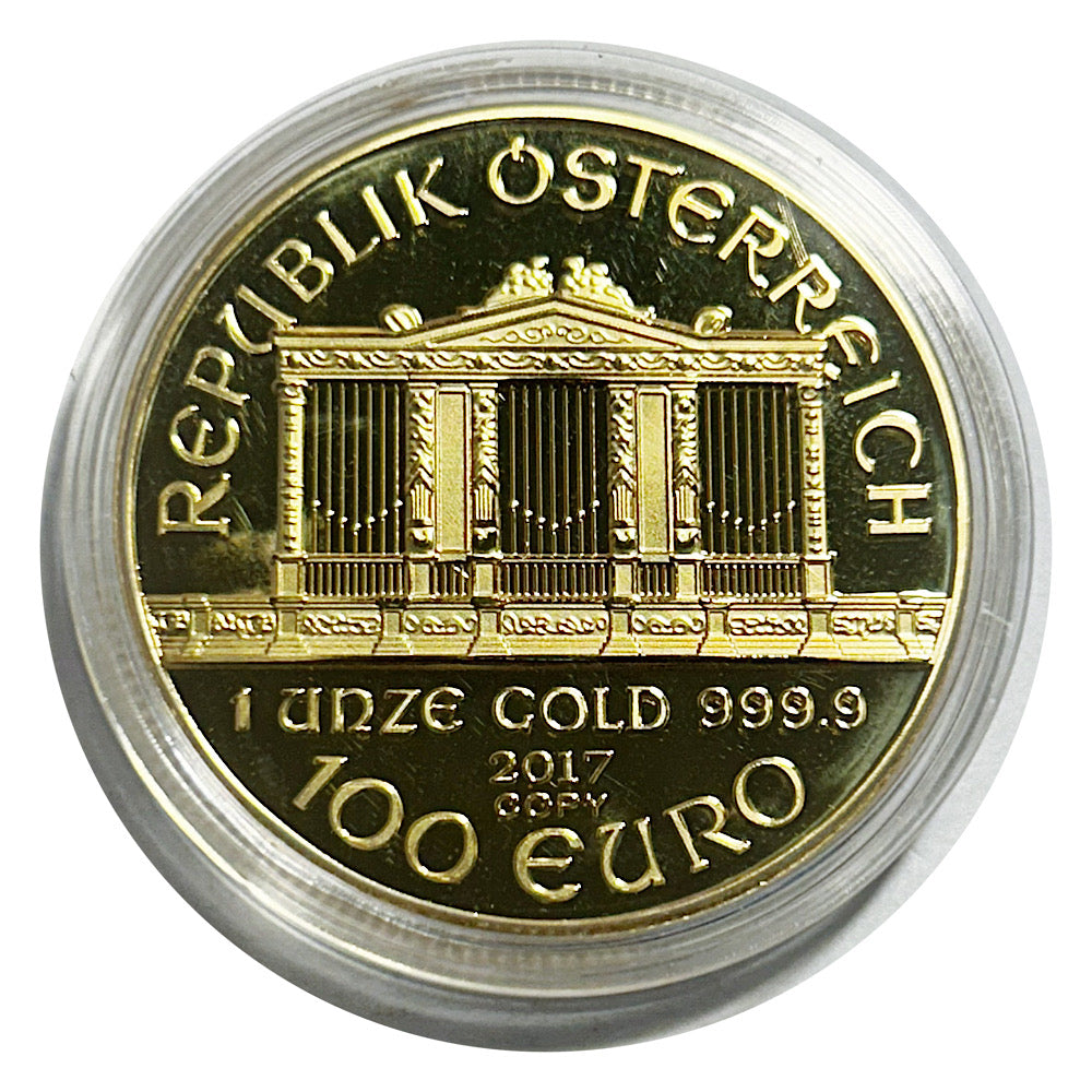 Lucky Coin Music Instruments in Plastic Capsule