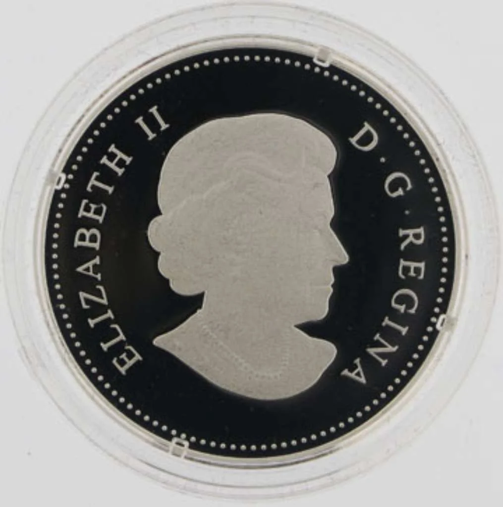 2010 Canada Silver  $20 Maple Leaf Crystal Raindrop PF 1.009oz, .9999