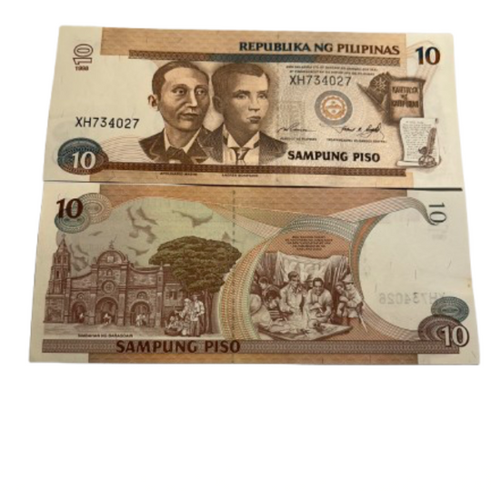 2010  Philippines 10 Piso Banknote  Bangko Sentral ng Pilipinas UNC
