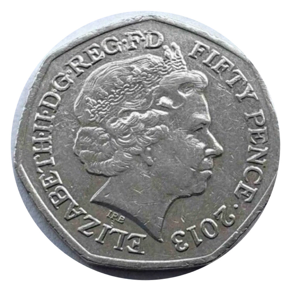 2004 UK 50p Fifty Pence ROGER BANNISTER Circulated Coin VF