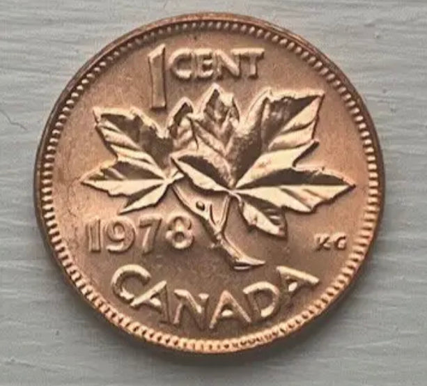 1978 Canada One Cent BU