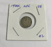 1944 C Newfoundland 5 Cent  Silver Coin VF