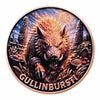 Gullinbursti Golden Boar Norse Mythology 1 oz 3D High Relief Colourized Copper Round