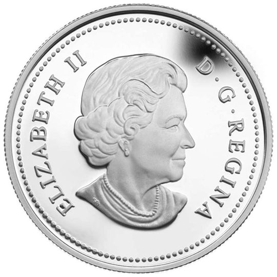 2014 Canada $20 Pond Hockey 1 oz .9999 Silver Proof Coin