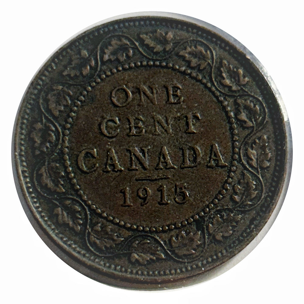 Kanada 1 Cent 1911 George V Canadian Penny Kupfermünze VF