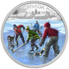 2014 Canada $20 Pond Hockey 1 oz .9999 Silver Proof Coin