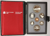 1984 Canada Base Metal  Proof Set, Standard, Voyageur/Toronto, 7-coins