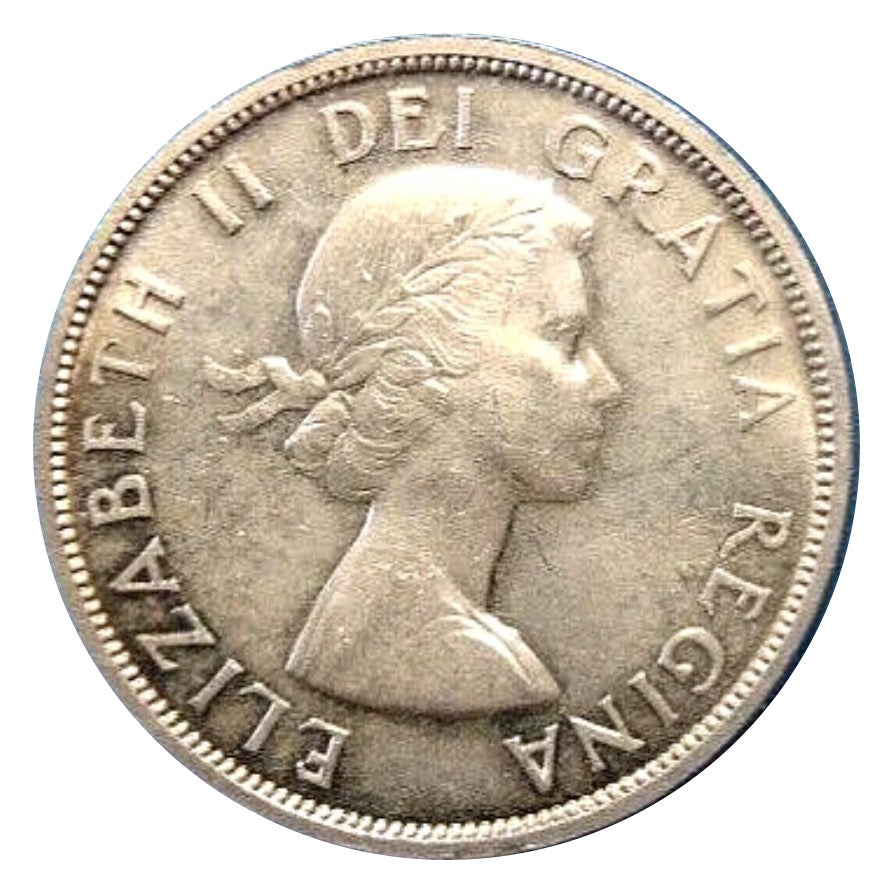 1959 Canadian Silver Dollar Coin  MS60