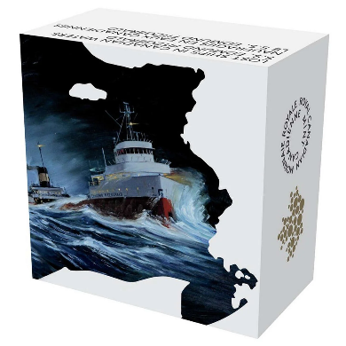 2015 Canada $20 S.S. Edmund Fitzgerald Lost Ships 1 oz Fine Silver Proof Coin