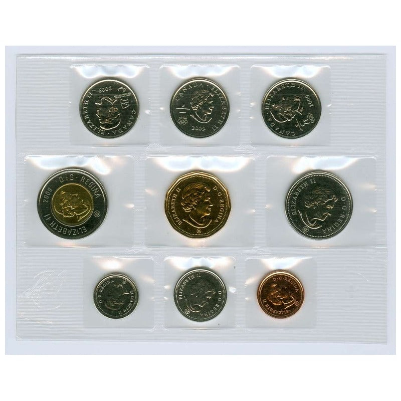 2009 Vancouver 2010 Olympic Winter Games 9-Coin Set