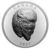 2021 Canada Silver  $25 Bold Bison, Extraordinary High Relief