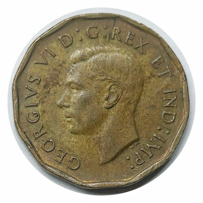 Canada 5 Cents 1942 Tombac Georges VI TTB