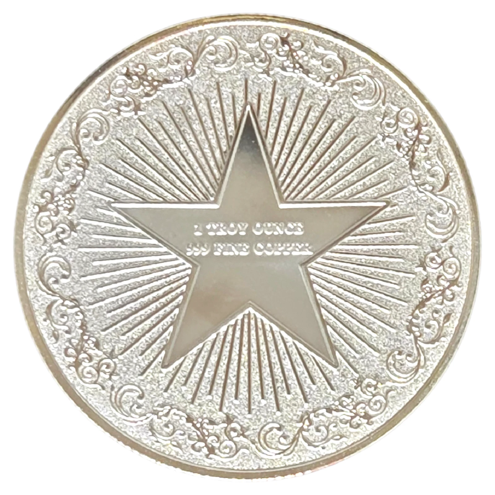 Majestic Bald Eagle Wilderness 1 oz Pure Copper Colorized Bullion Round