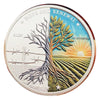 Lucky Coin Hope & Renewal Tree Gift Colored in Protective Plastic Capsule