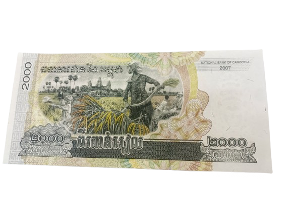 KAMBODSCHA 2014 UNC 500 Riels Banknote Papiergeldschein P-66