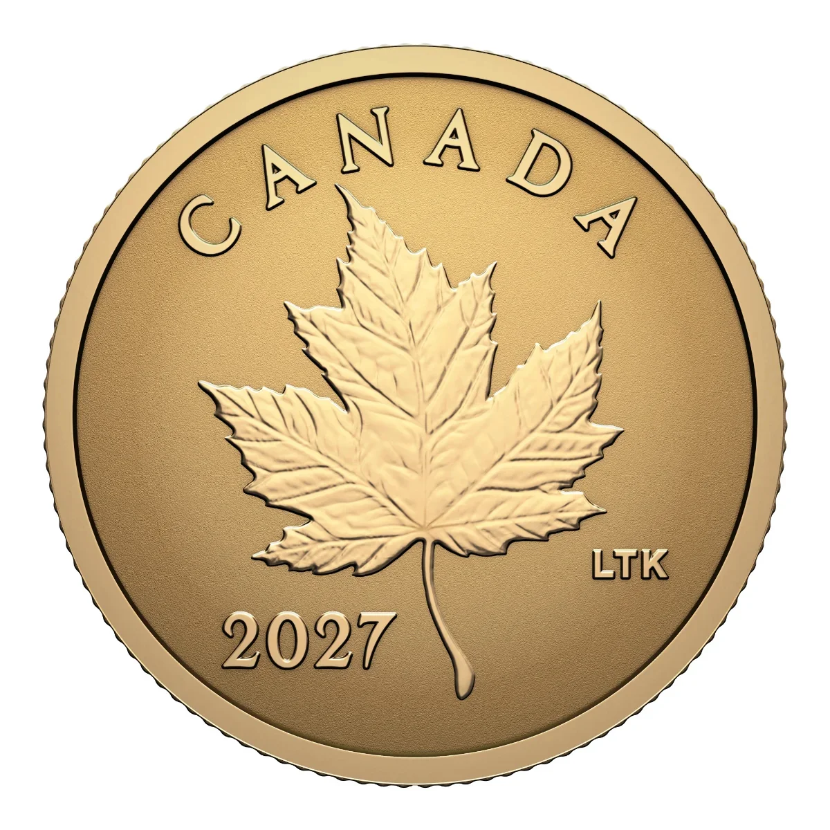 2027 $1 Iconic Maple Leaf - Pure Gold Coin