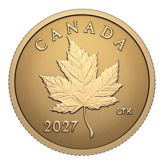 2027 $1 Iconic Maple Leaf - Pure Gold Coin