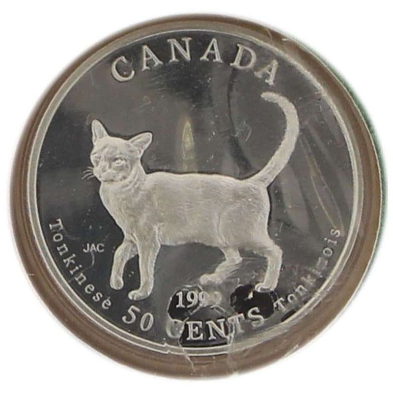 1999 Cats of Canada 4-Coin Sterling Silver Set