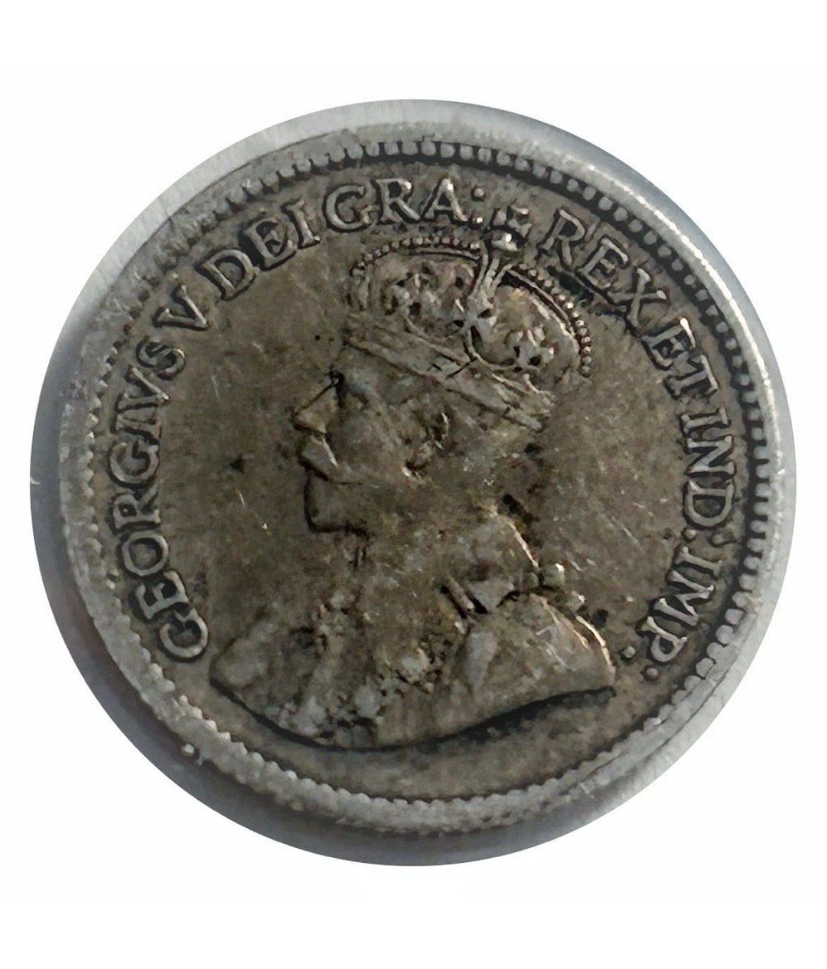 Petite pièce de 5 cents en argent du Canada de 1911 - VG/F
