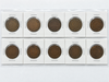 1911-1920 Canada Large Cent Complete 10 Coin Set King George V Pennies VF