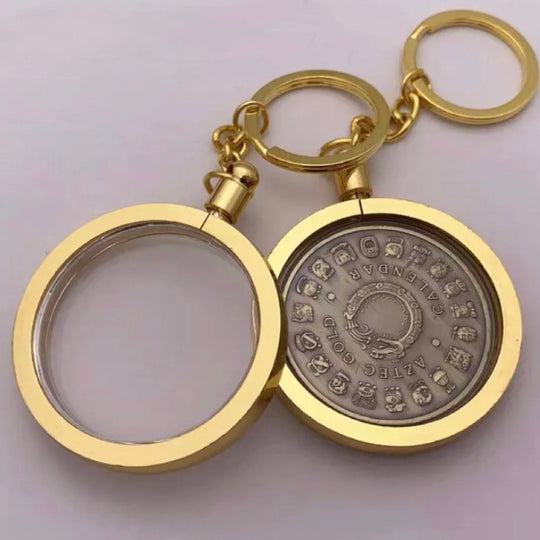 Coin Holder 25mm-40 mm diameter Coins Keyring Alloy Keychain