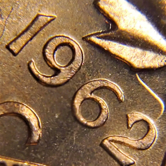 1962 Kanadischer 1-Cent-Hänger 2