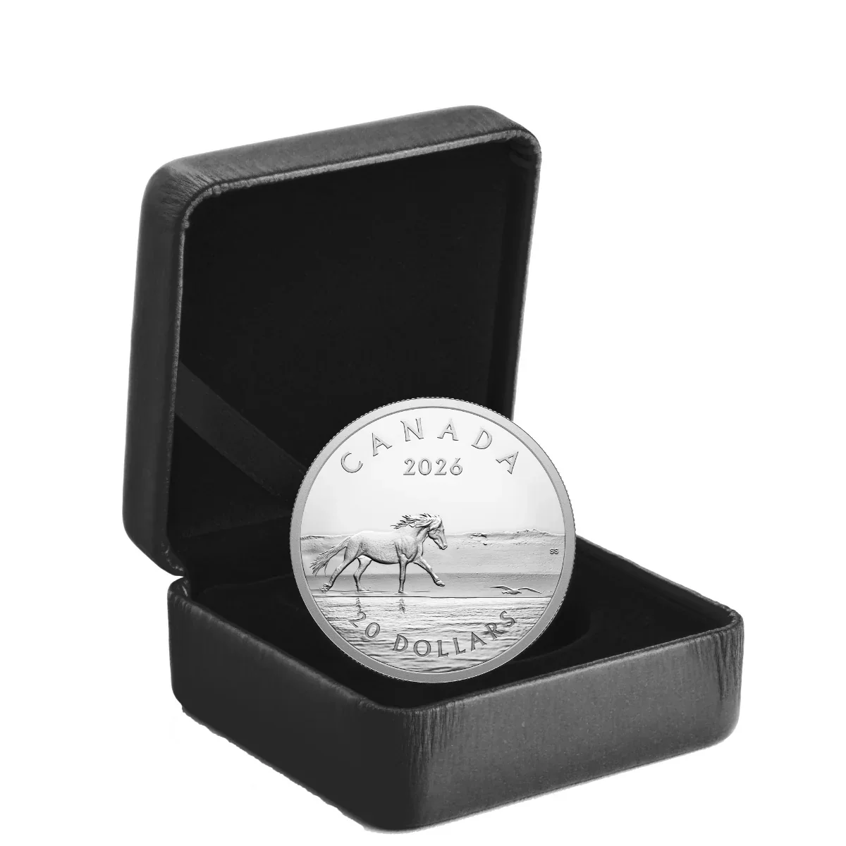 2026 $20 Sable Island Horses - Pure Silver Coin.