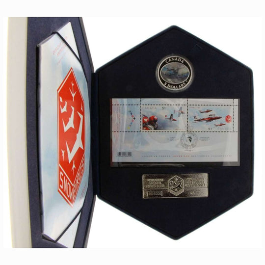2006 Canada $5 Snowbirds Silver Coin & Stamp Set Proof .9999 RCM