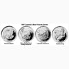 1997 Canada's Best Friends 4-Coin Sterling Silver 50c Proof Set RCM
