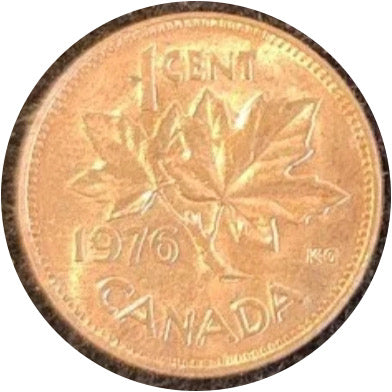 1976 Canada One Cent BU
