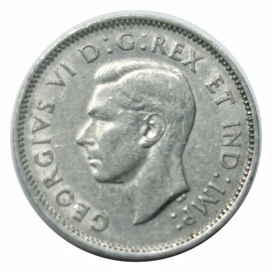 Pièce canadienne de 5 cents en nickel castor de 1939 VF