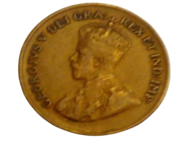 1933 1 Cent kanadischer Penny im Umlauf, guter Zustand