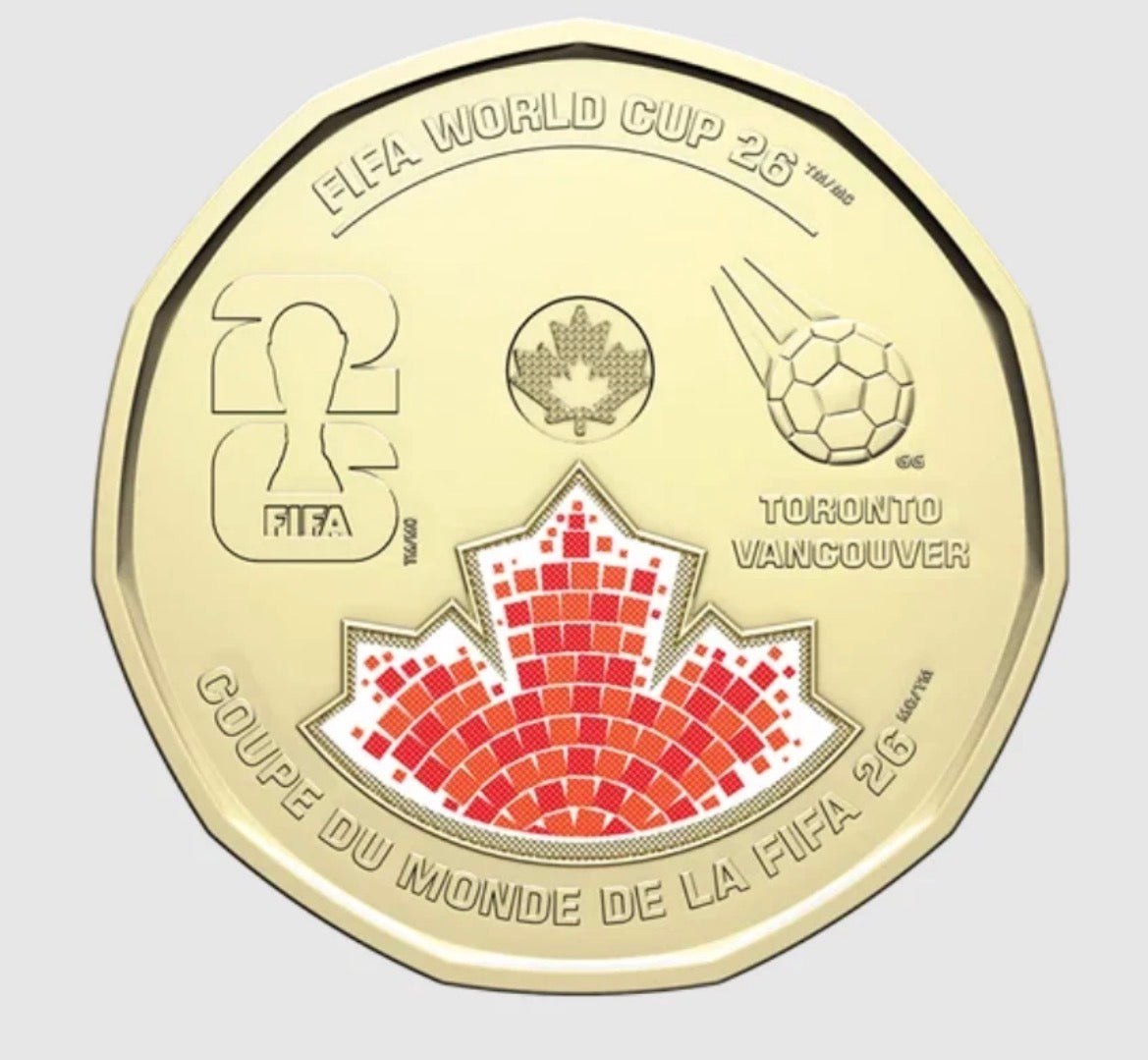 2026 $1 FIFA World Cup 2026TM/MC - Special Wrap Roll Colourized