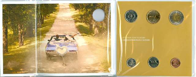 2012 Canada On Your Wedding Day 7-Coin Gift Set Wedding Rings Heart 25c