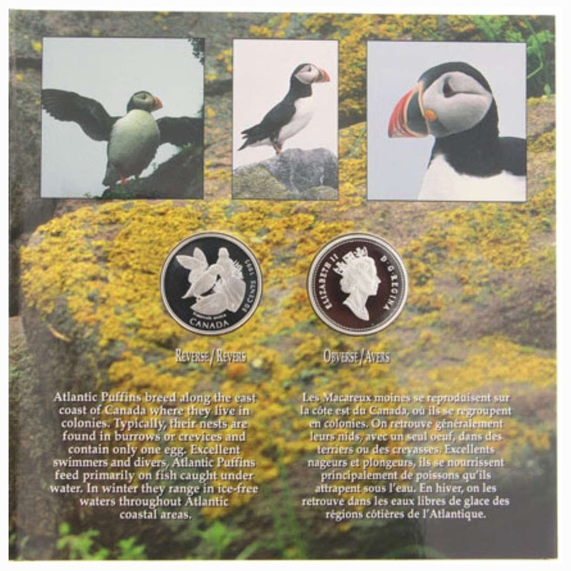 1995 Discovering Nature—Birds of Canada Silver Set