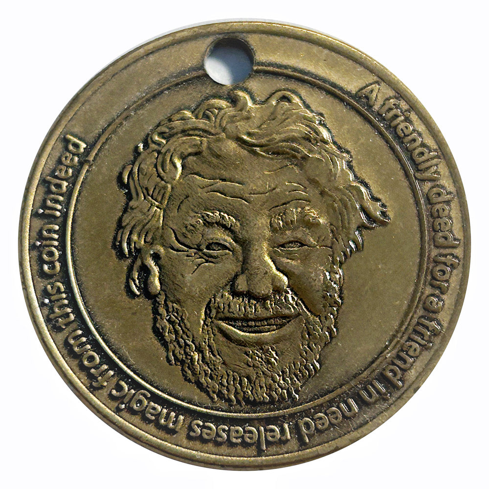 Lucky Craft Copper Coin buscrat Treasure Medal in Capsule
