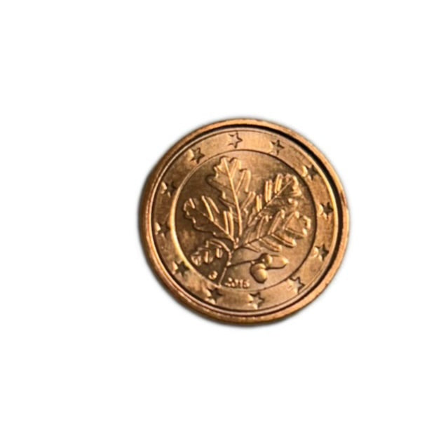 2016 Germany  J one euro cent  UNC